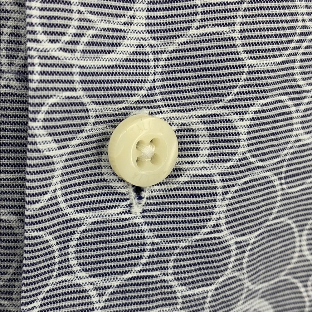 Tallia Gray Geometric Circles Modern Fit Sport Shirt Size Medium - Picture 6 of 16